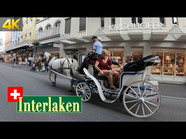 Interlaken, Switzerland - Walking Tour 🇨🇭