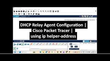DHCP Relay Agent Configuration | Cisco Packet Tracer | using ip helper address explained