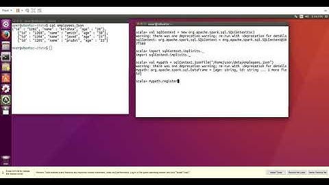 Spark SQL Reading Json file