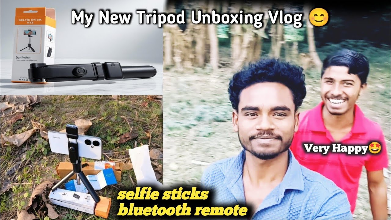 Best Budget Tripod + Selfie Stick with Bluetooth Remote 🔥 Unboxing & First Review