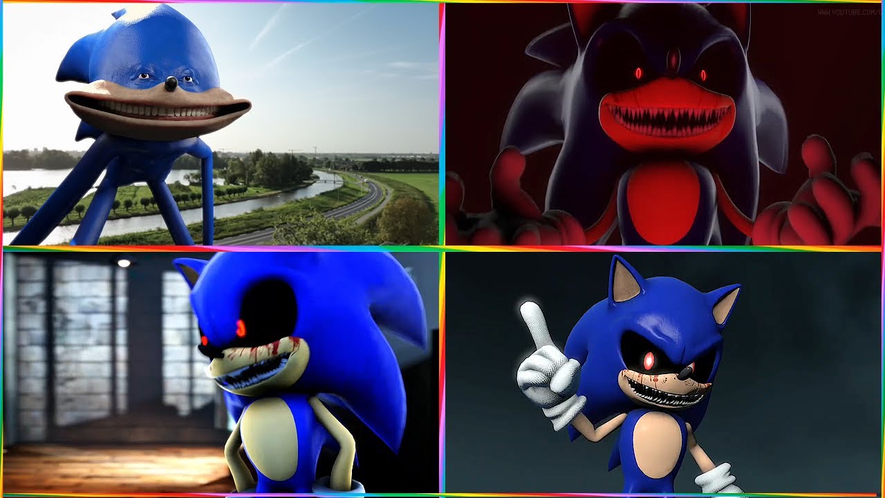 Sonic vs Sonic.exe 😱 | Coffin Dance Animation (AI 3D)