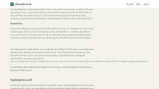 Best Consumers Credit Union Credit Card (2026) — Compared & Explained