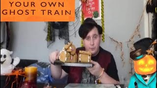 Decorate Your Own Halloween Ghost Trian