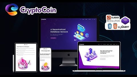 Cryptoico - ICO Bitcoin & Cryptocurrency HTML Template