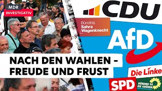 Freude, Frust und Angst – Sachsen und Thüringen nach den Wahlen