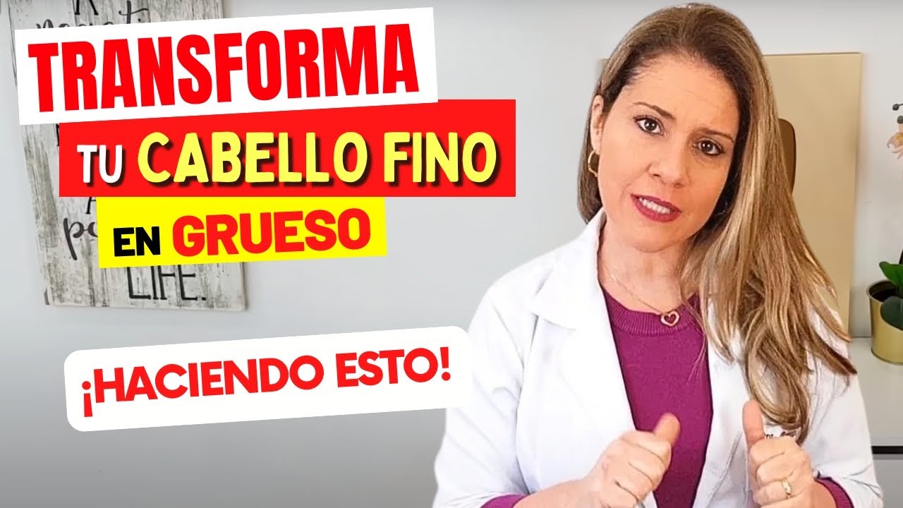 TRANSFORMA TU CABELLO FINO EN GRUESO - ¡HACIENDO ESTO!