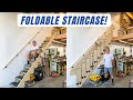 HOW TO MAKE A FOLDABLE STAIRCASE!