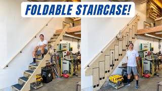 HOW TO MAKE A FOLDABLE STAIRCASE!