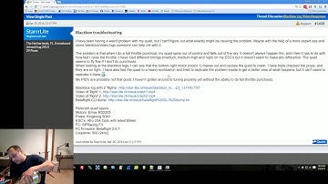 Livestream Highlight - 5/9/2016 - BLHeli_S, multishot