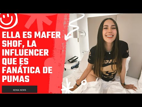 Ella es Mafer Shof, la influencer que es fanática de Pumas