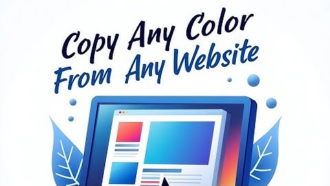 How to pick any color from any website