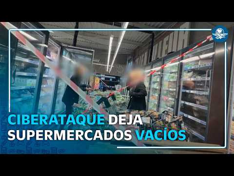 Ciberataque deja sin productos frescos a supermercados en Francia