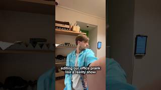 Editing our office prank like a reality show😅 #realityshow #officeprank #editing #meme #officefun