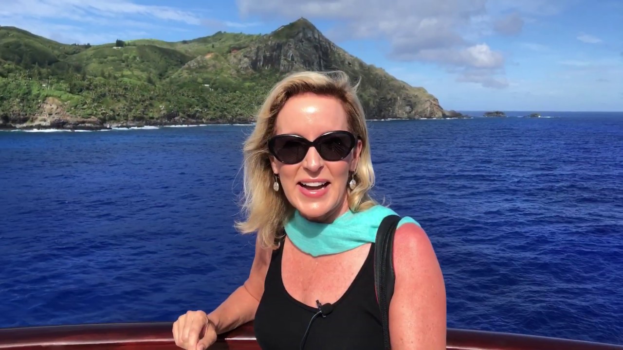 We Anchored off Pitcairn Island in the Middle of the Pacific Ocean