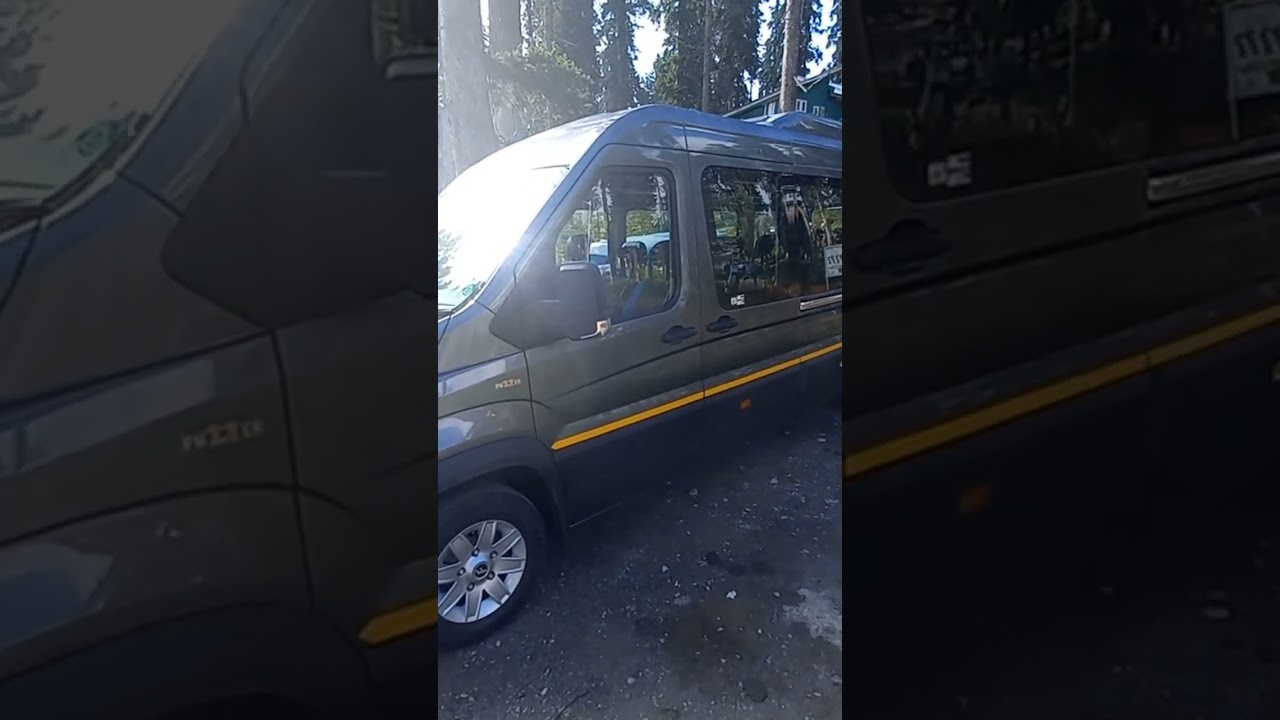 Urbnia force tempo 17 seater. luxurious family taxi in kashmir.how to book urbnia in kashmir