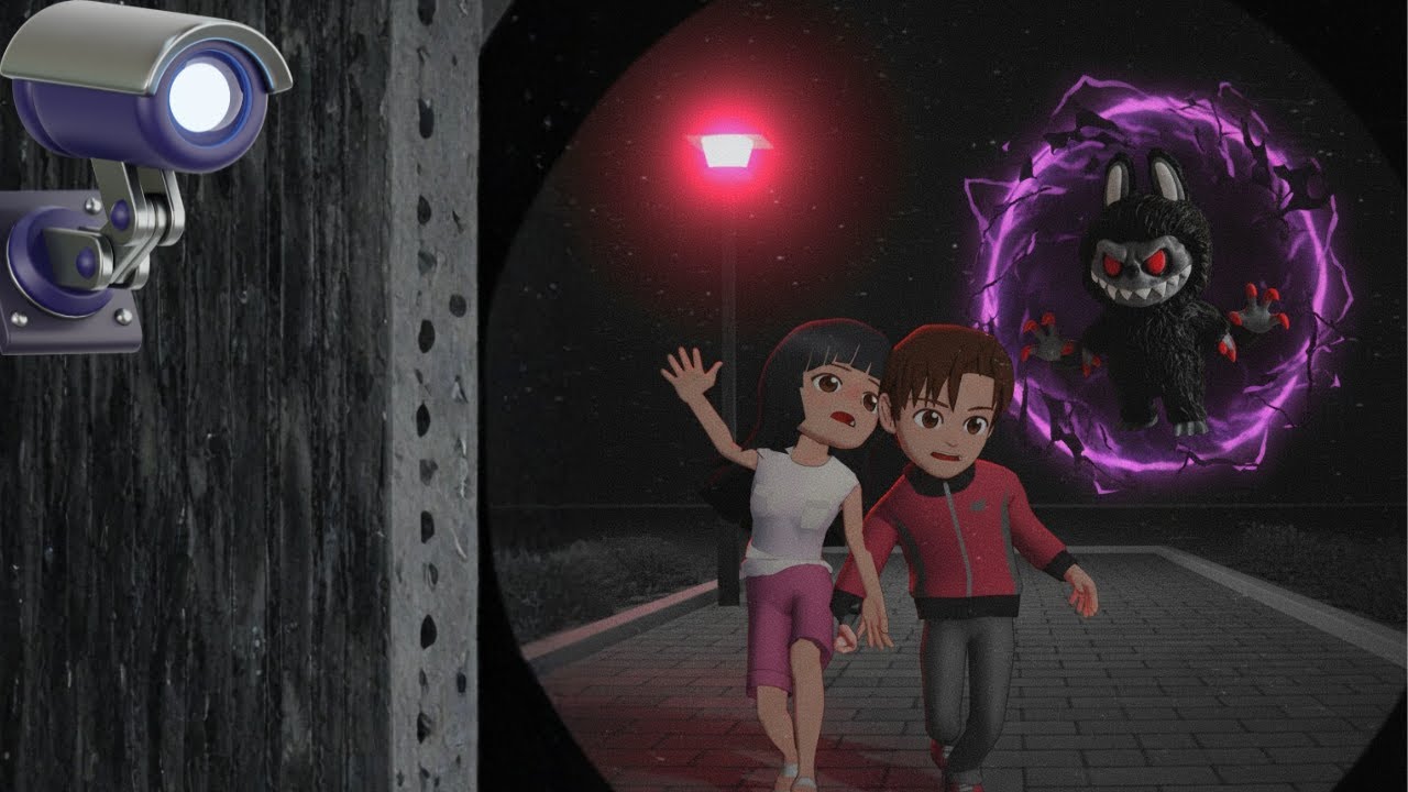 Yuta Mio Panik ALARM DARURAT menyala & CCTV Merekam Monster Labubu 😱 |Sakura School Simulator