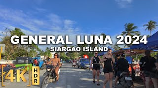 Exploring the Commerical and Busiest Areas of General Luna, Siargao! | Motor Tour | Philippines