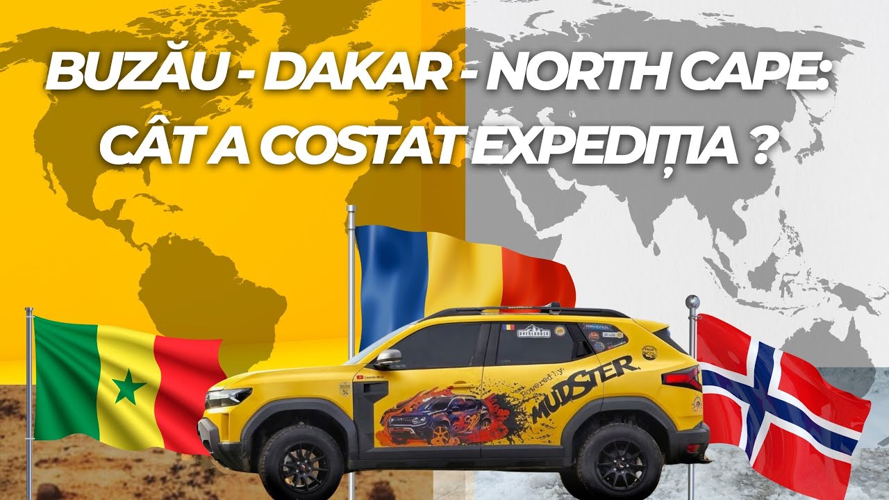 Ep.41 🌍Costuri expediție în 46 de zile si 23.000 km cu Duster 3 Mcs🌍Buzău-Gambia-NordKapp-Buzău🫎✅️