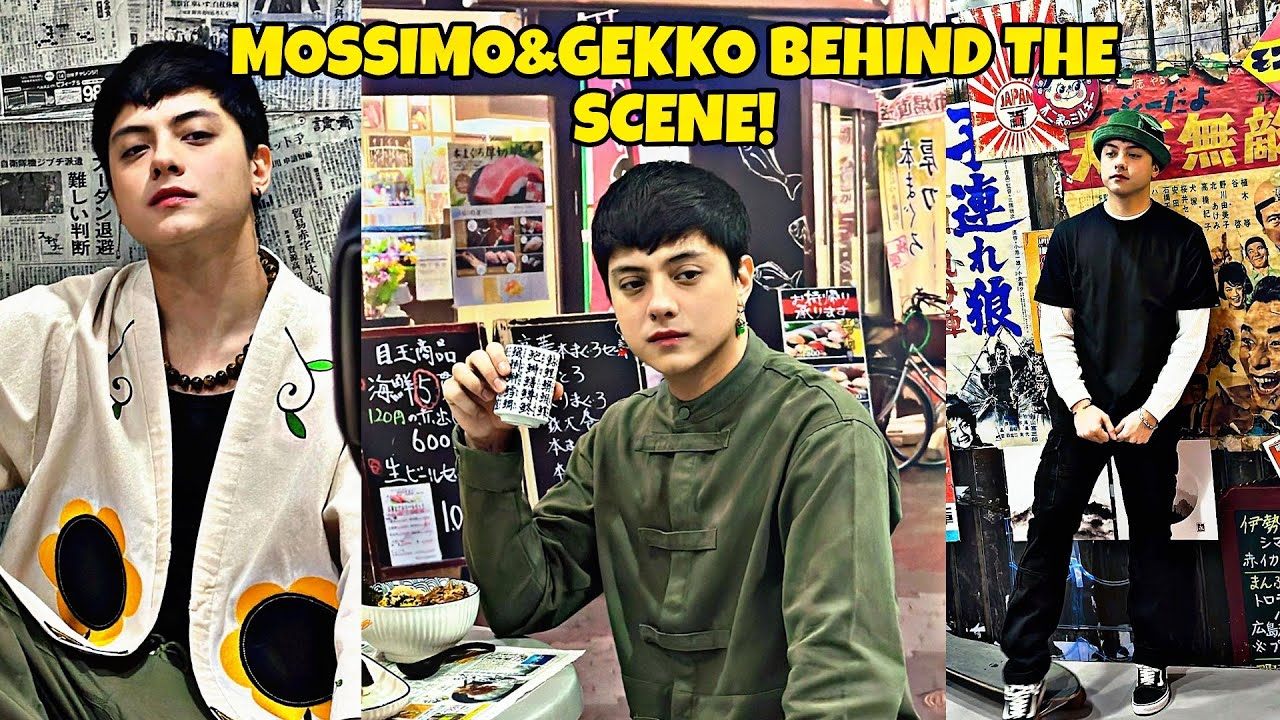 DANIEL PADILLA BTS MOSSIMO&GEKKA SHOOT IN JAPAN CONCEPT| MIE MIE OLITA