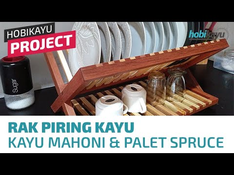 Buat Sendiri Rak  Piring Kayu  Weekend Project YouTube