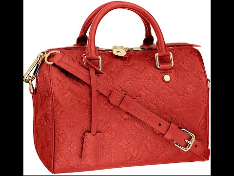 Louis Vuitton SPEEDY BANDOULIÈRE 30-Monogram Empreinte-Purse Organization- Whats in my purse ...