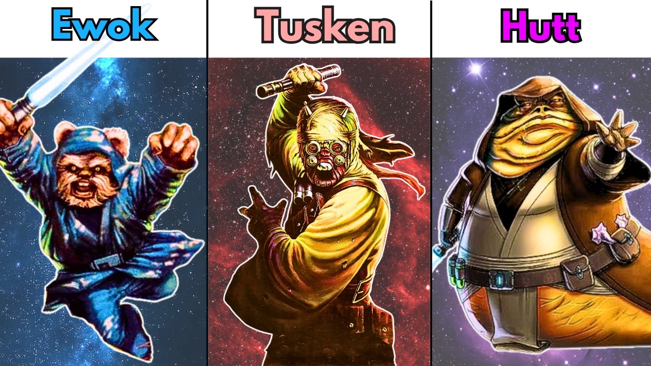 The RAREST ALIEN Jedi Species EXPLAINED in detail - YouTube