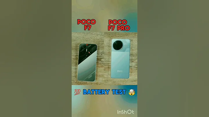 poco f7 vs poco f7 pro battery 🔋 test 🤯#pocof7 #pocof7pro#pocof7 #pocof7pro
