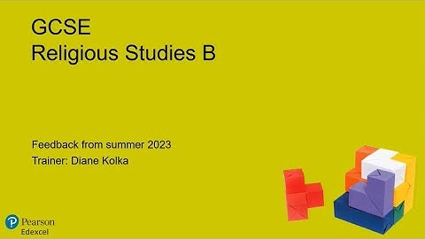 Pearson Edexcel GCSE (Specification B) Summer 2023 exam feedback