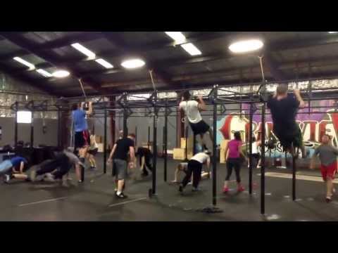100 burpee pull-ups for time