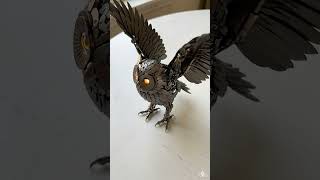 When ancient wisdom meets future tech. 🦉⚡ Created this futuristic cyber-owl using AI! Rate it from 👇