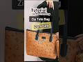 Tutorial on Zip Tote Bag. Part Two.