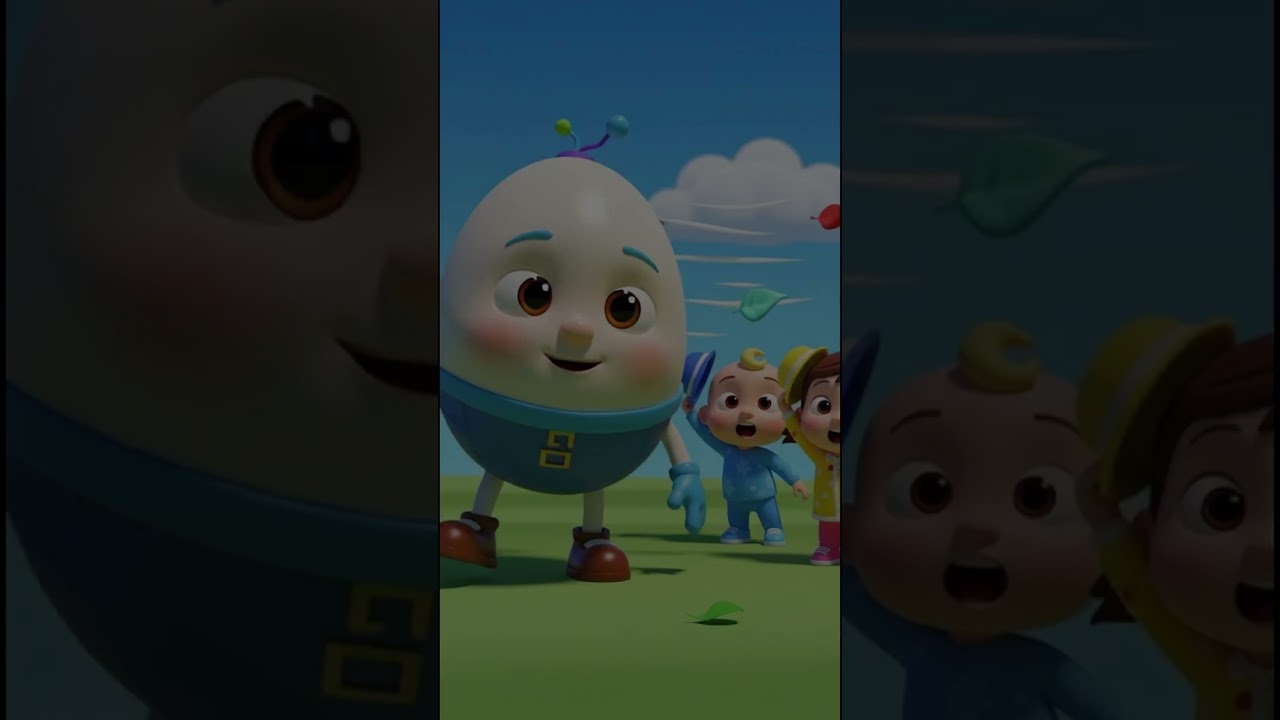 🥚 Humpty Dumpty Funny Fall Story 😂 | Kids Animation Short | 