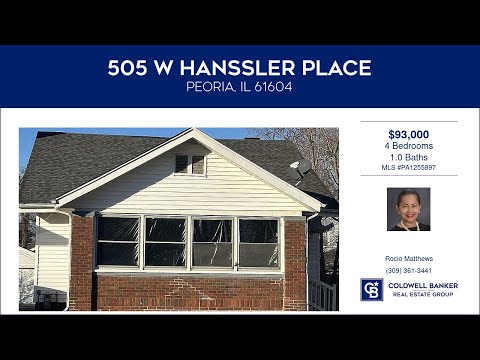 505 W HANSSLER Place, Peoria, IL home video tour