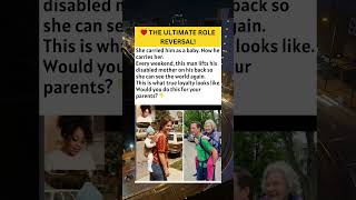 She Carried Him As A Baby, Now He Carries Her The Ultimate Act Of Love