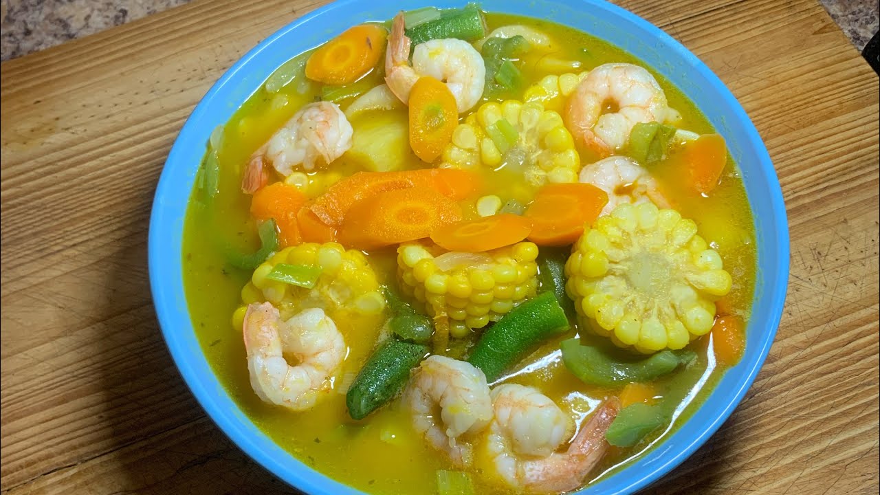 Shrimp Soup 🍲 | Seafood Soup 🥣 | Caribbean Style Soup