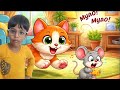 म्याओ म्याओ बिल्ली 🐱 | Hindi Nursery Rhymes | Fun Poem for Kids | Kids TV