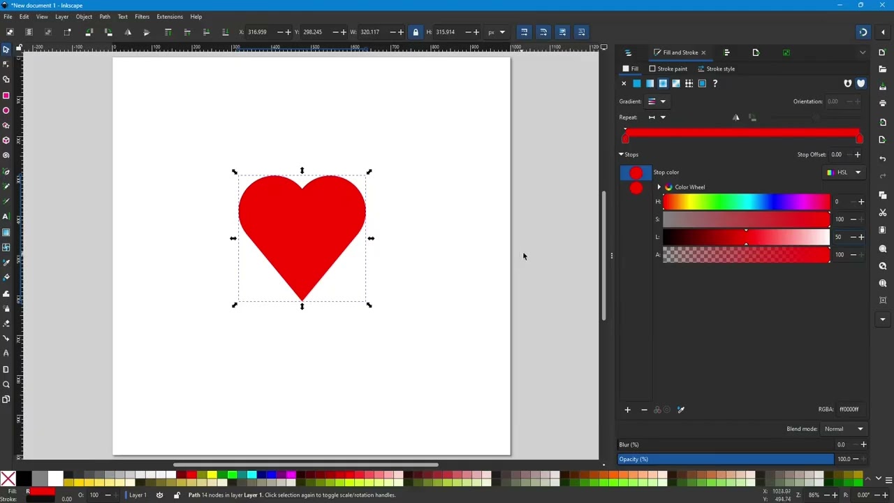Creating Complex Shapes Using Simple Shapes With Path Operations in Inkscape