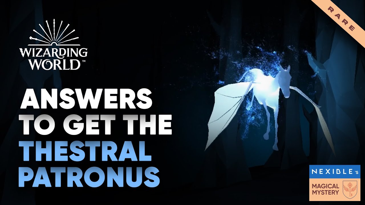 How to get Thestral Patronus on Wizarding World (Pottermore