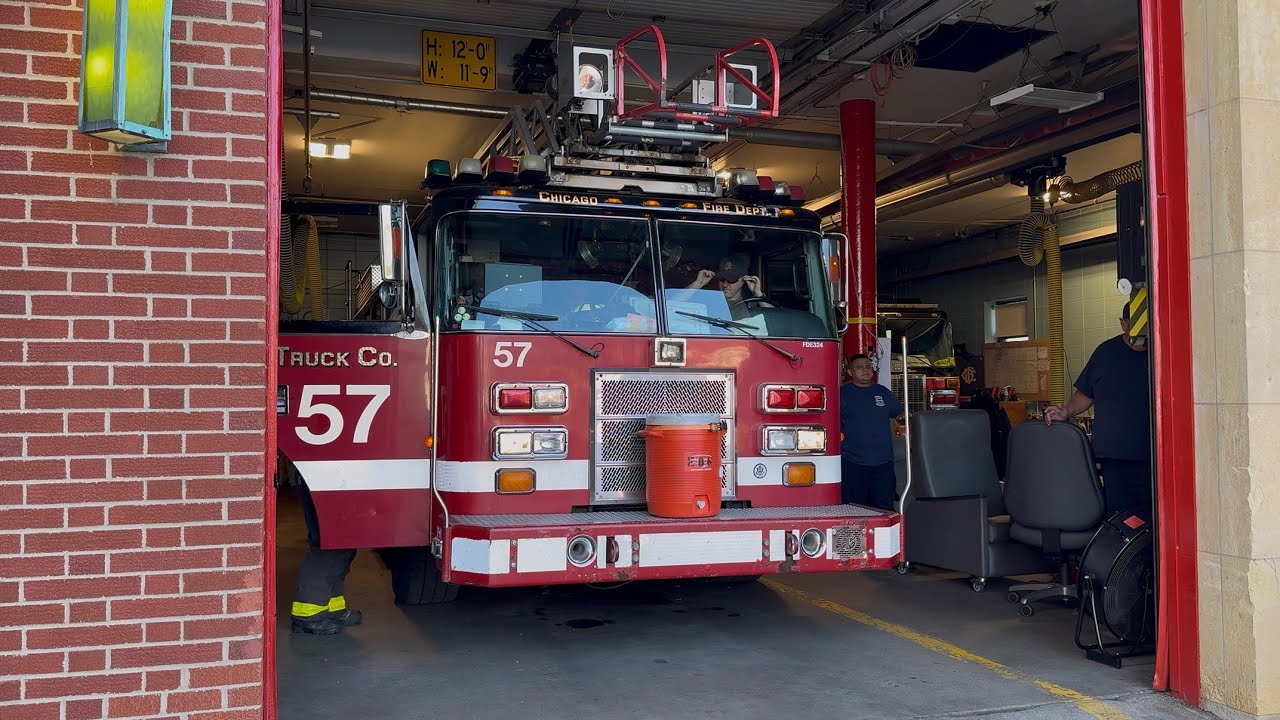 🔥STILL & BOX🔥Chicago fire department Truck 57 responding 
