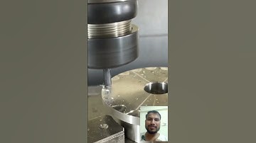 cnc machine profile milling on cnc vmc machine#reactionvideo #shortvideo #shorts