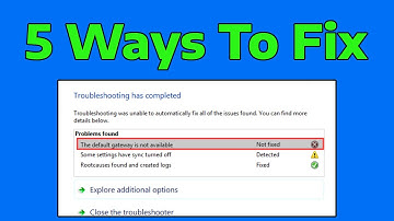 How To Fix Default Gateway is Not Available in Windows 11