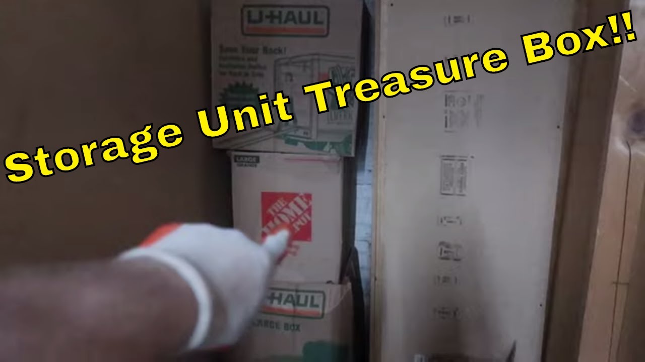 Storage Unit Treasure.. Abandoned YEARS INSIDE BIG BOXES!! YouTube