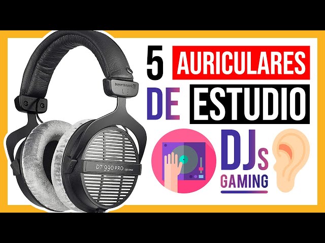 🥇 5 MEJORES AURICULARES de ESTUDIO 2022 🎧 para PRODUCIR 💃 GAMING 🎙  RS 🚀 CALIDAD PRECIO 