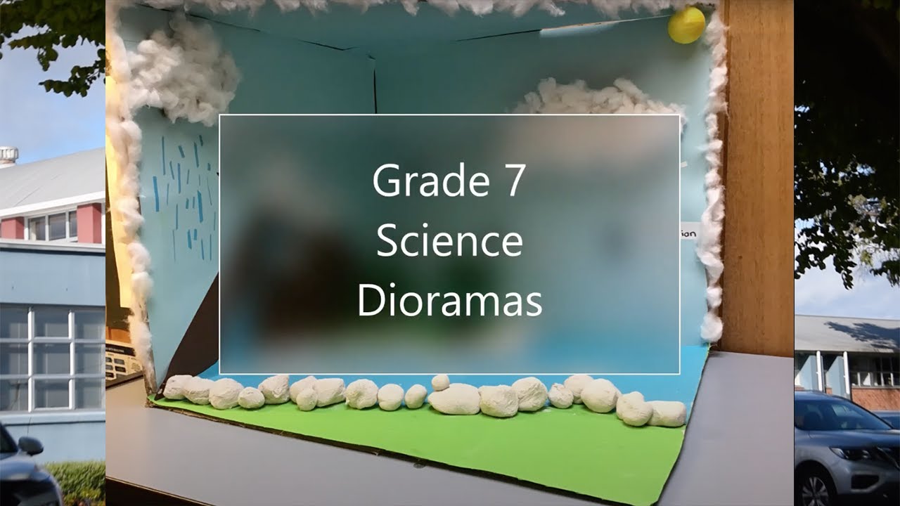Learning From Home: Grade 7 Water Cycle Diorama - YouTube
