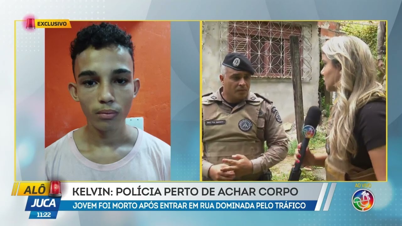 Kelvin; polícia perto de achar corpo: jovem foi morto após entrar em rua dominada pelo tráfico