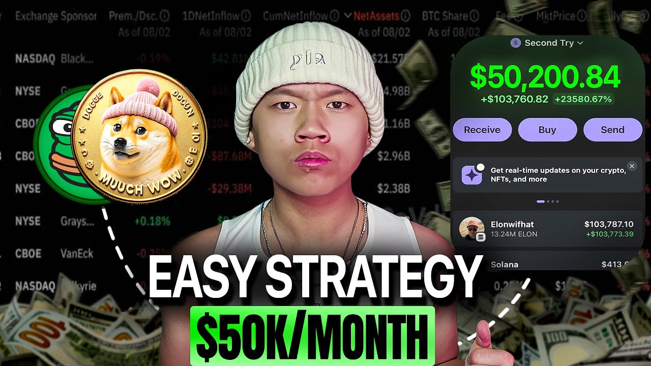 How I made $50,200 Trading Memecoins with LIVE UPDATES