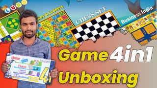 4 in 1 Games Board Ludo,Snakes and Ladder,Chess,Business Unboxing screenshot 5