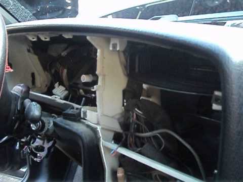 VW-B4 замена радиатора печки-6