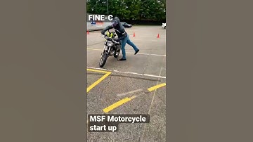 MSF BRC day 1 using FINE-C for motorcycle start up