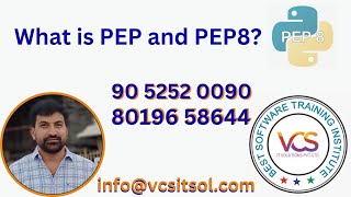 What Is PEP | What Is PEP8 | Best Python Training Inistitute In Hyderabad | Best Training Inistitute